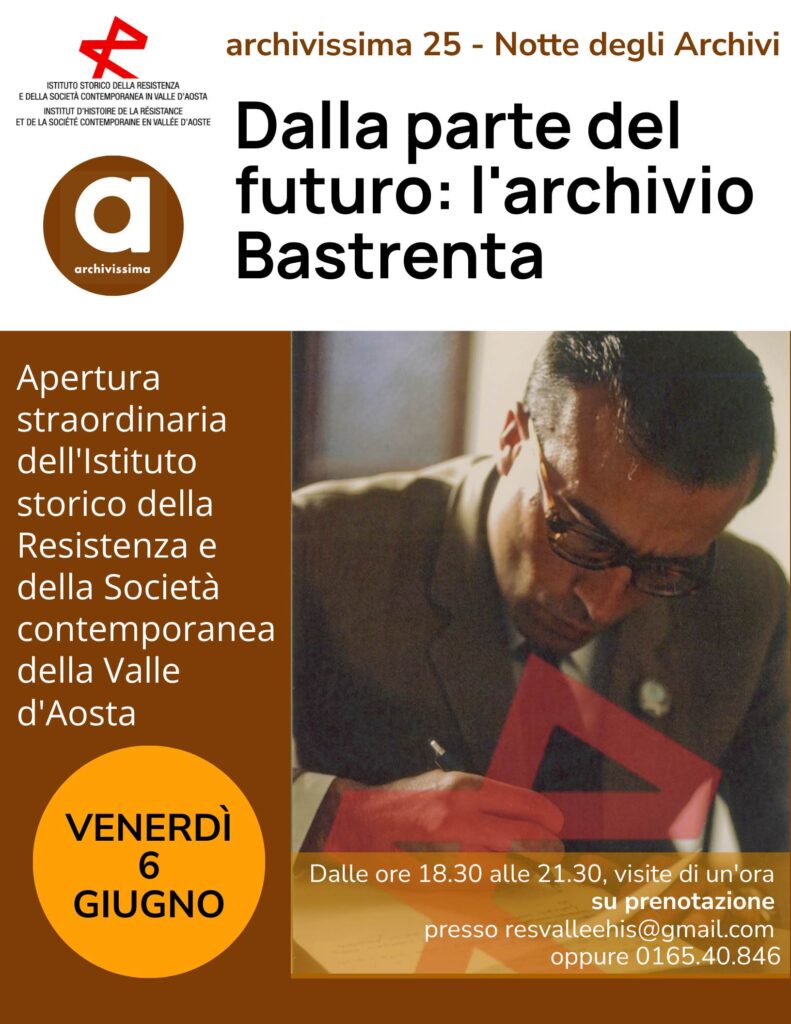 Locandina Dalla parte del futuro: l'archivio Bastrenta