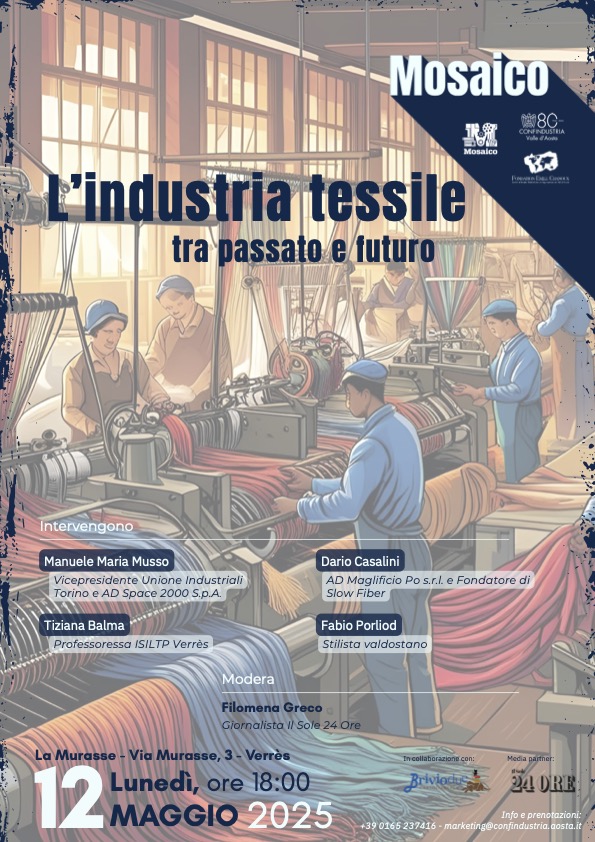 Locandina Mosaico Industria Tessile