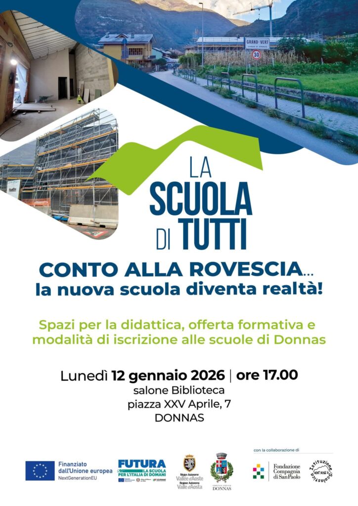 Locandina incontro di presentazione della scuola di Vert