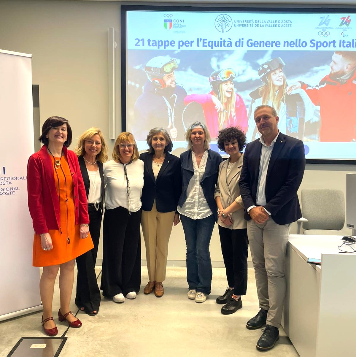 Il Tour 21 tappe per l’equità di genere nello sport Italiano ad Aosta