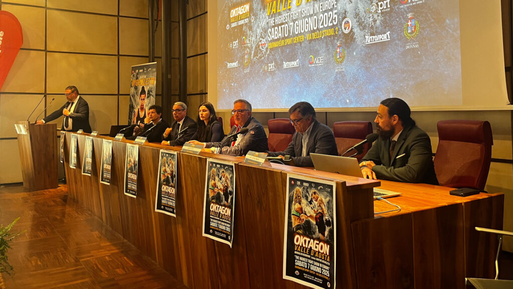 La presentazione di Oktagon Valle d'Aosta a Palazzo regionale