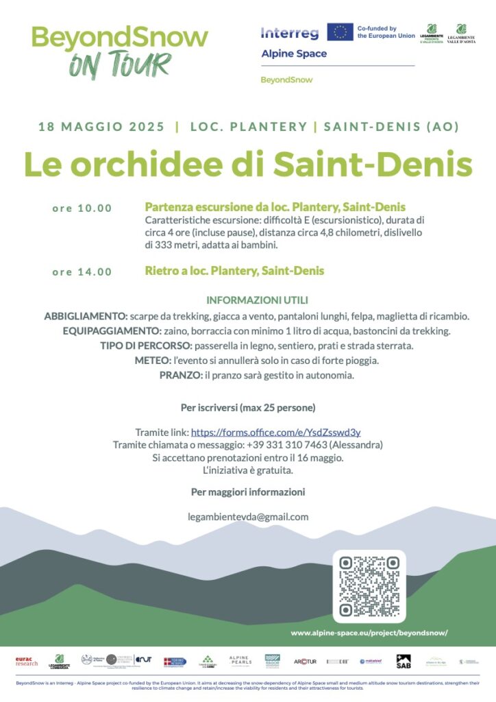 Locandina programma Le orchidee di Saint-Denis