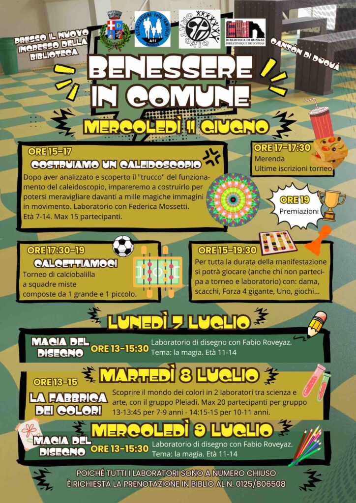 Locandina Benessere in Comune