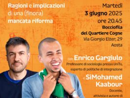 Aosta, un incontro per riflettere sul significato della cittadinanza