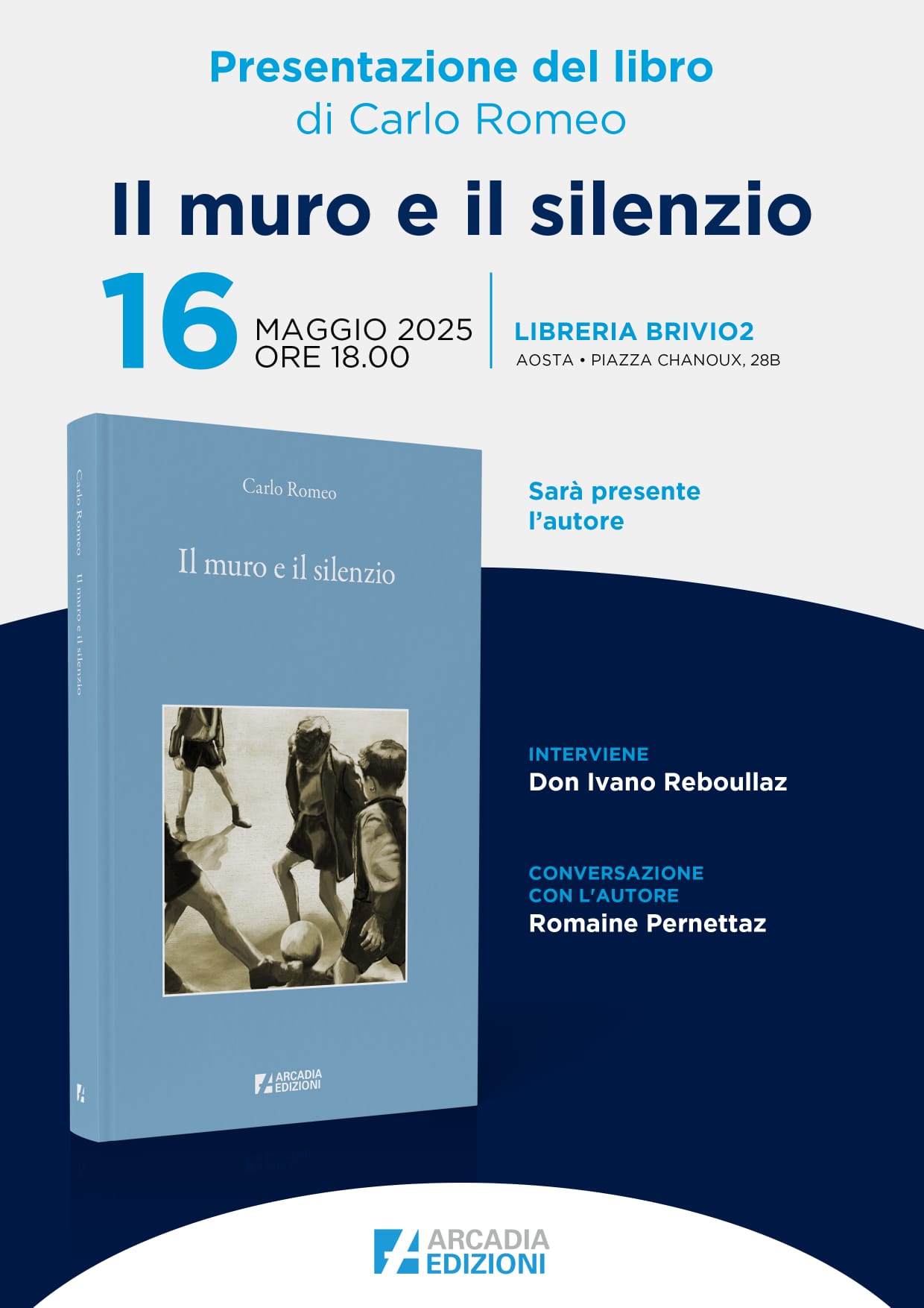 Carlo Romeo presenta il libro Il muro e il silenzio