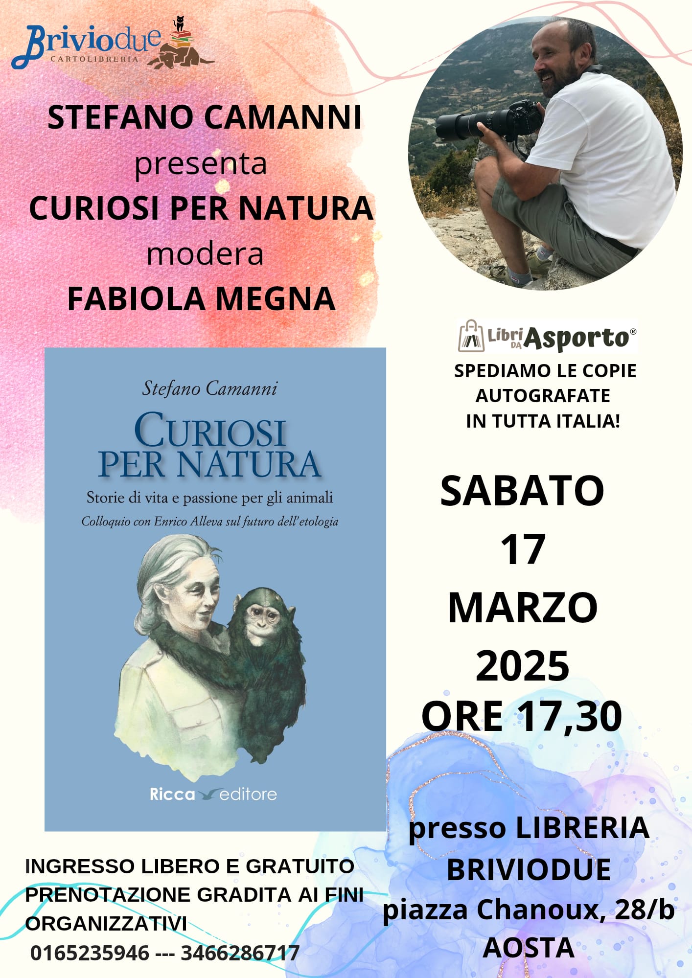 Stefano Camanni presenta il libro Curiosi per natura.