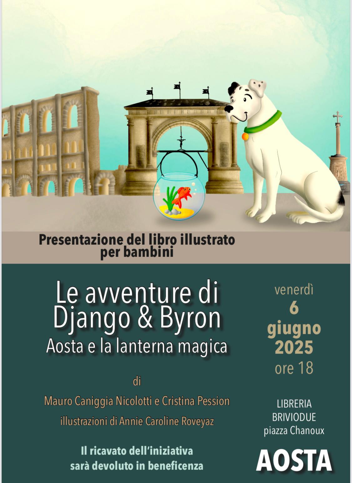 Anteprima del libro Le avventure di Django & Byron – Aosta e la lanterna magica