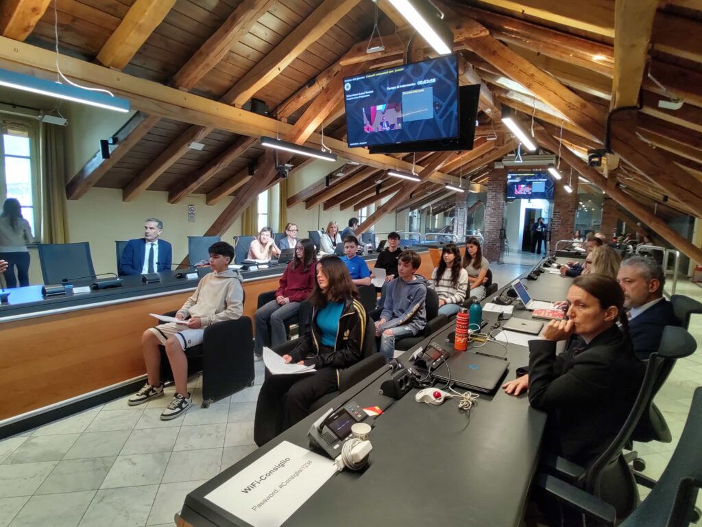 I lavori del Consiglio comunale dei Ragazzi