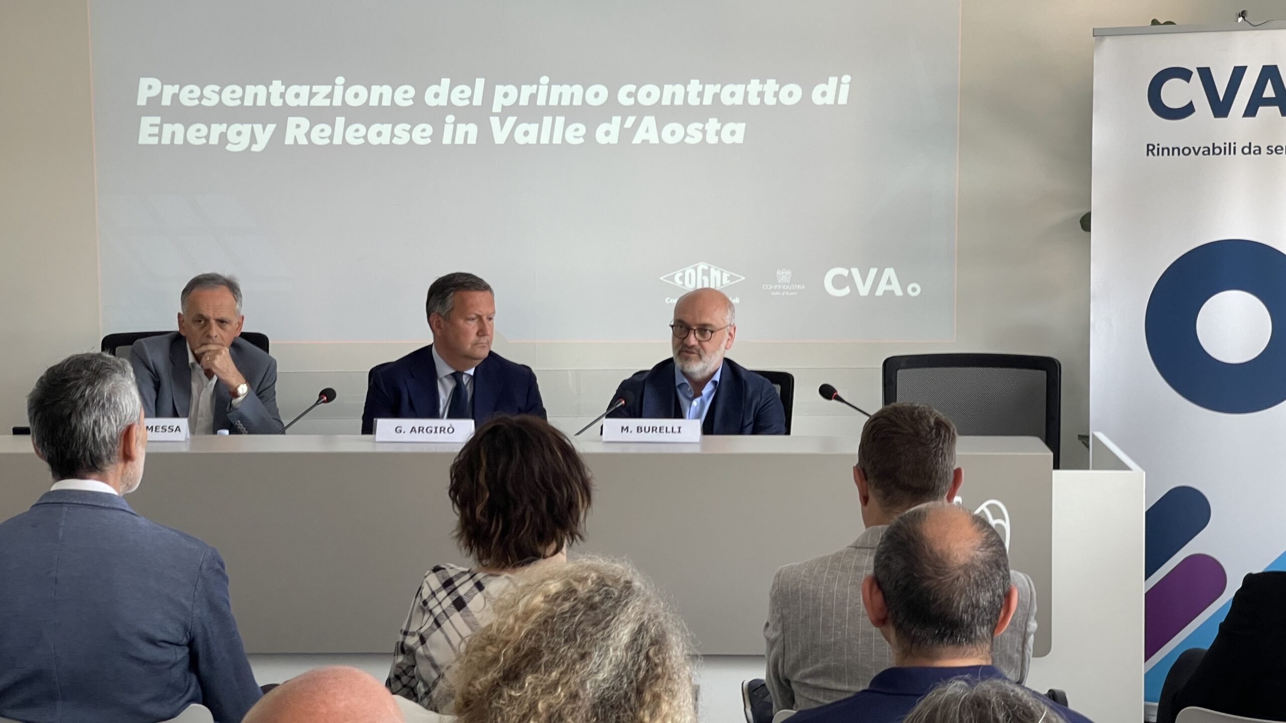 Firmato da Cva e Cas il primo contratto di energy release in Valle d\'Aosta