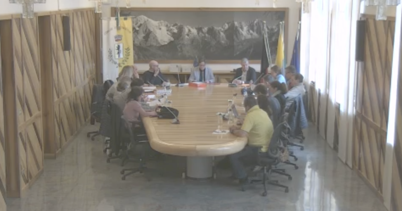 Consiglio comunale a Courmayeur il 28 maggio 2025