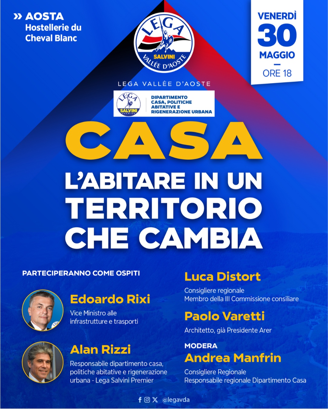 Politiche abitative e territorio al centro dell’incontro promosso dalla Lega Vallée d’Aoste