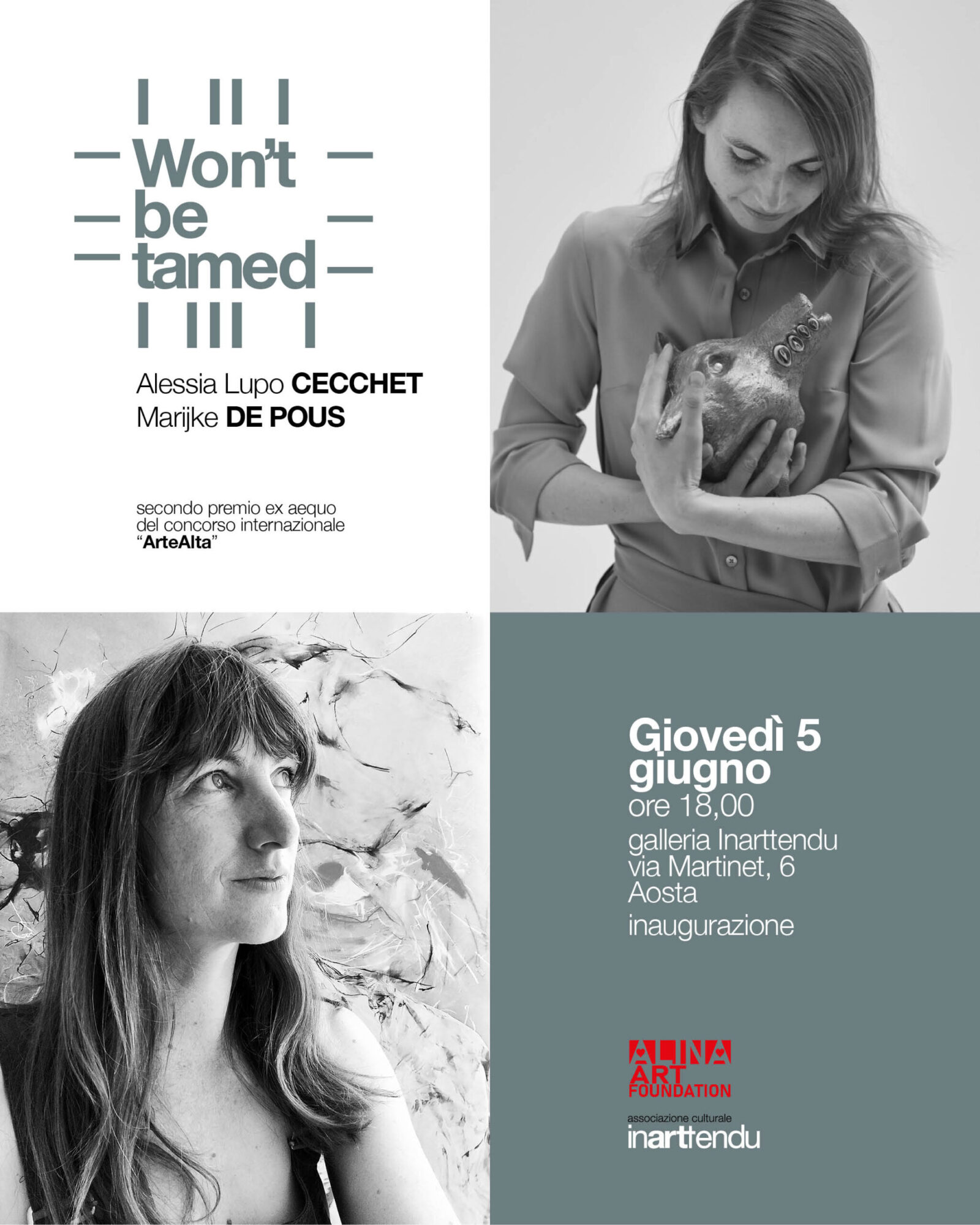 Ad Aosta la mostra: Won’t be tamed