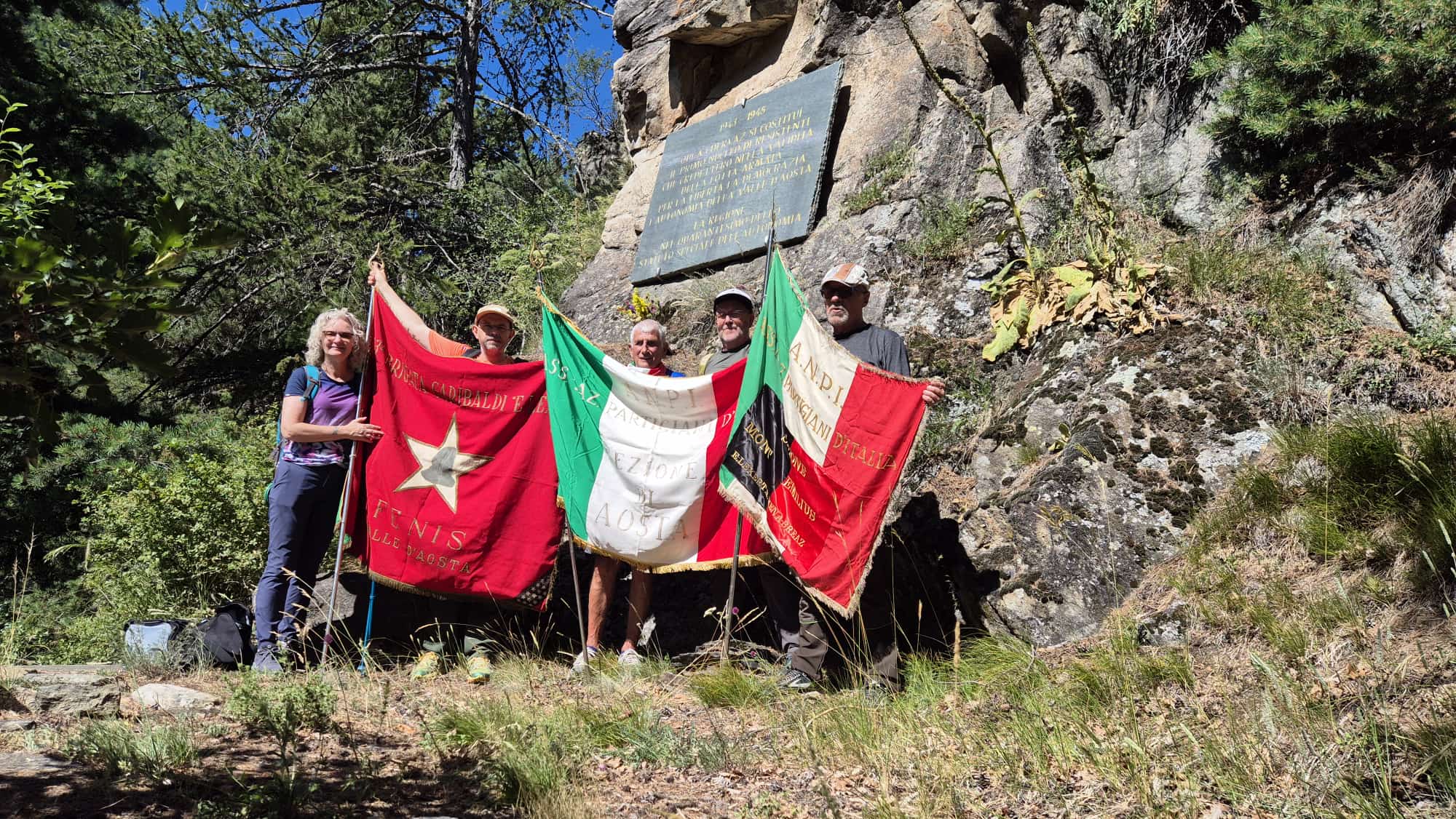 Anpi commemora la banda partigiana Émile Lexert alla Suelvaz
