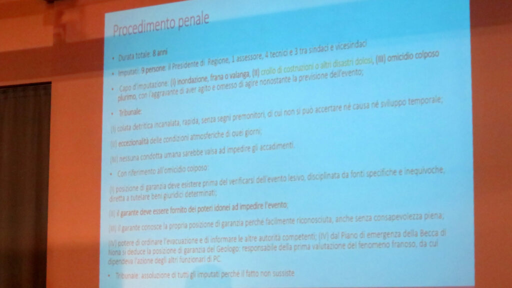 La scheda di Fondazione Cima sull'inchiesta relativa all'alluvione di Pollein del 2000