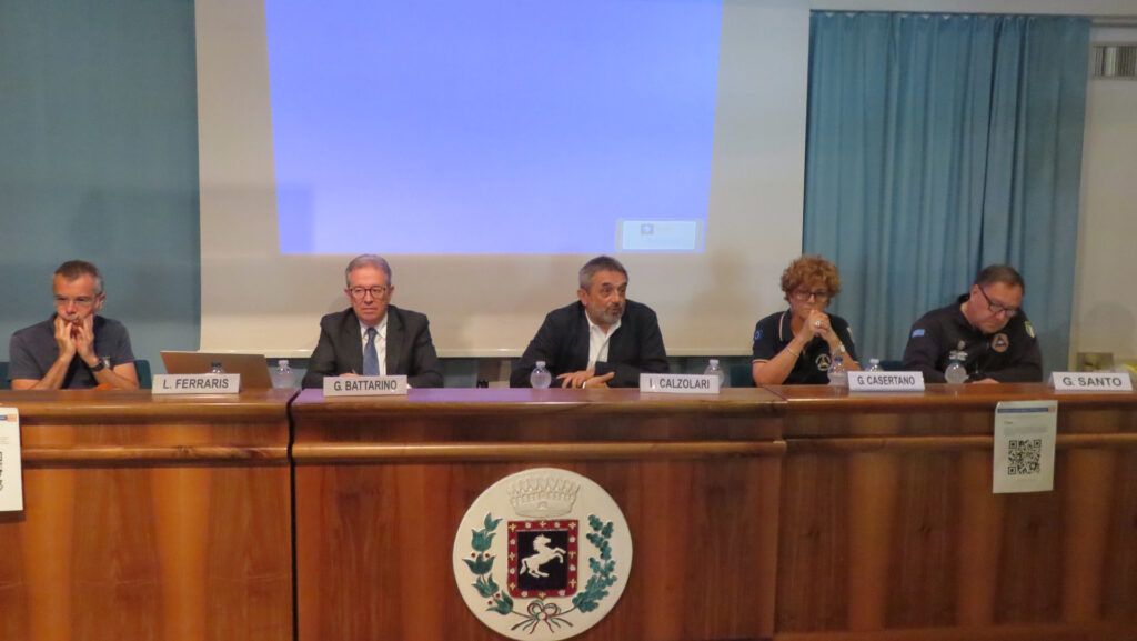 Luca Ferraris, Giuseppe Battarino, Luca Calzolari, Gabriella Casertano e Giovanni Santo