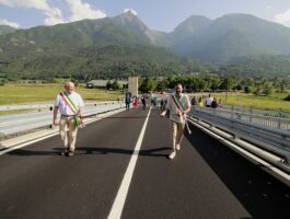 Inaugurato il ponte di Brissogne