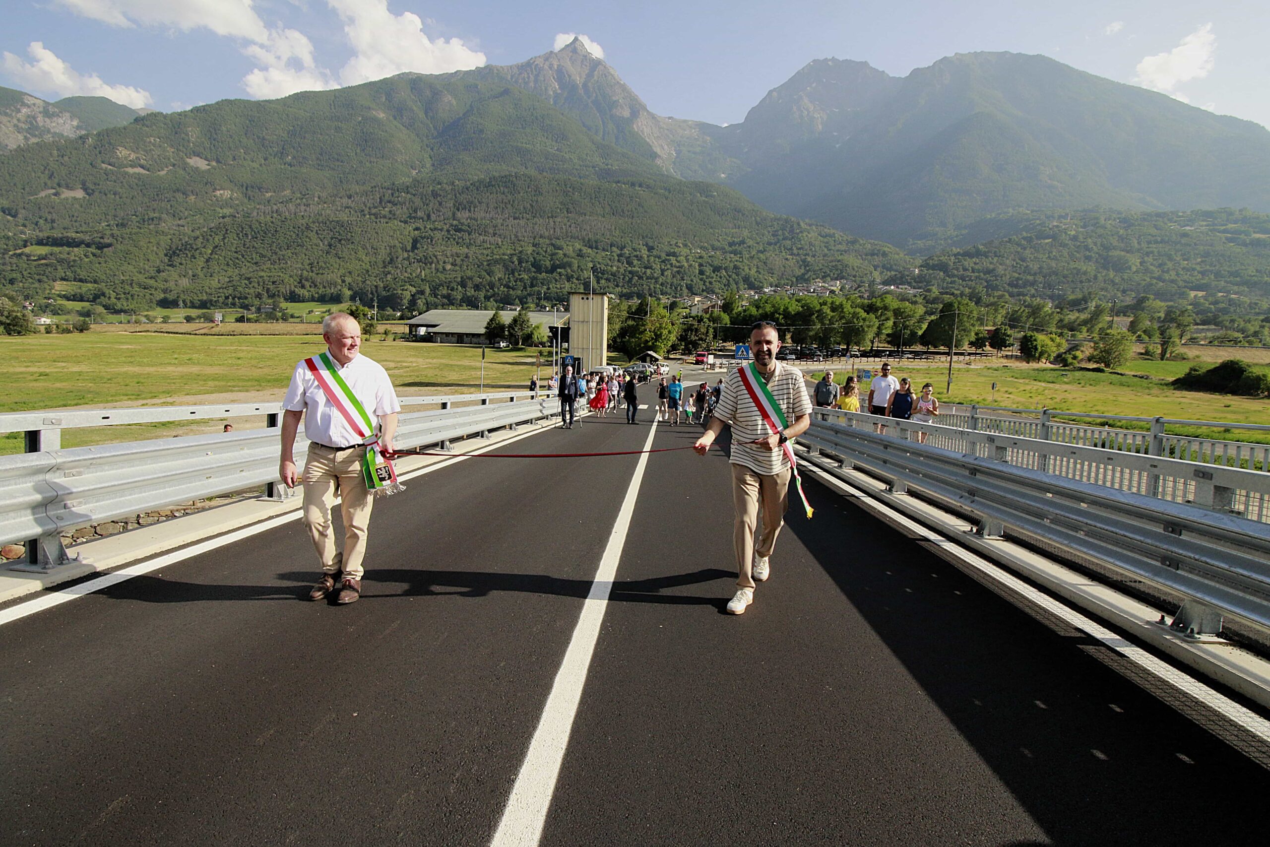 Inaugurato il ponte di Brissogne