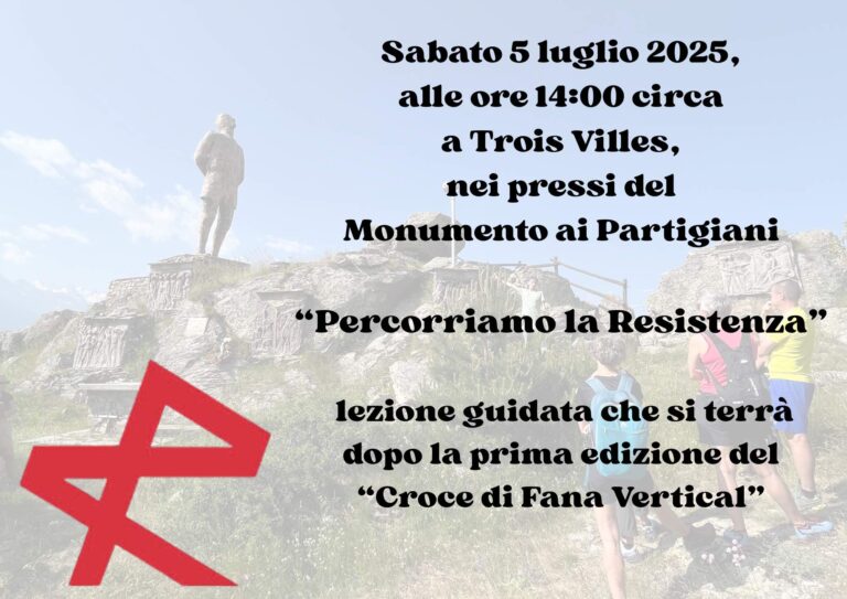 A Trois Villes una lezione sulla memoria partigiana dopo il Croce di Fana Vertical