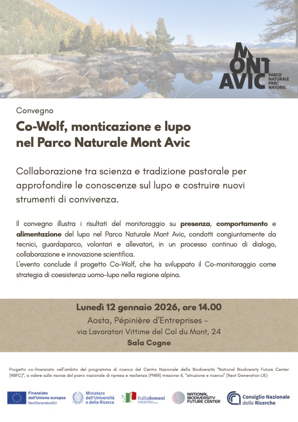 Locandina Programma di presentazione del Progetto Co-Wolf