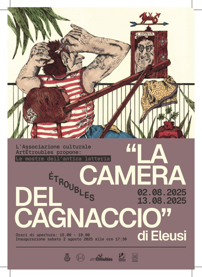 Locandina della mostra di Eleusi