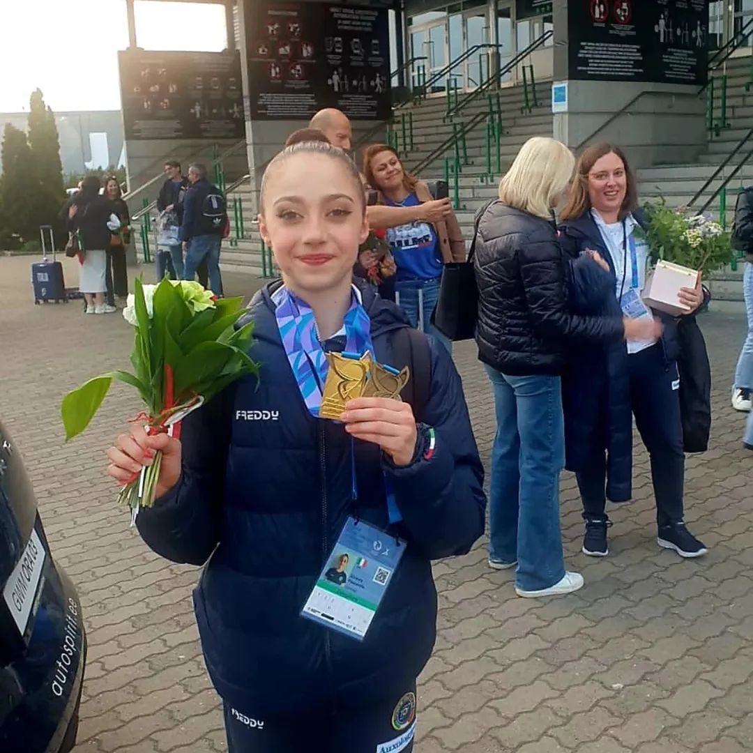 Ginevra Pascarella agli Europei Juniores di Ginnastica Ritmica