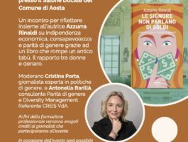 Azzurra Rinaldi presenta il libro Le signore non parlano di soldi