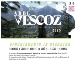 Verrayes: riapre al pubblico l’Arboretum Pierre-Louis Vescoz