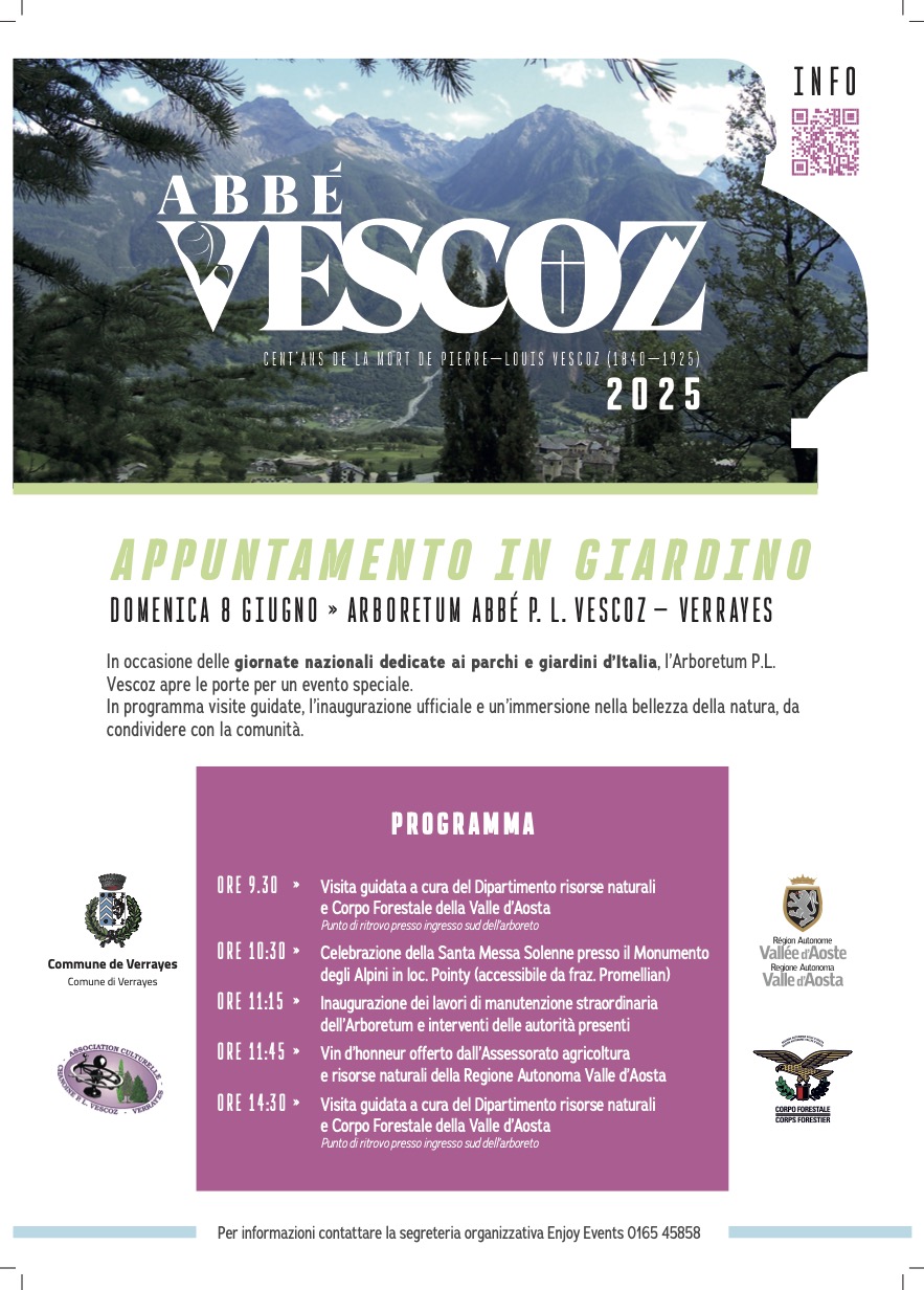 Verrayes: riapre al pubblico l’Arboretum Pierre-Louis Vescoz