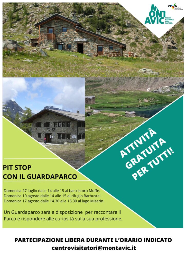 Locandina incontri con i Guardiaparco