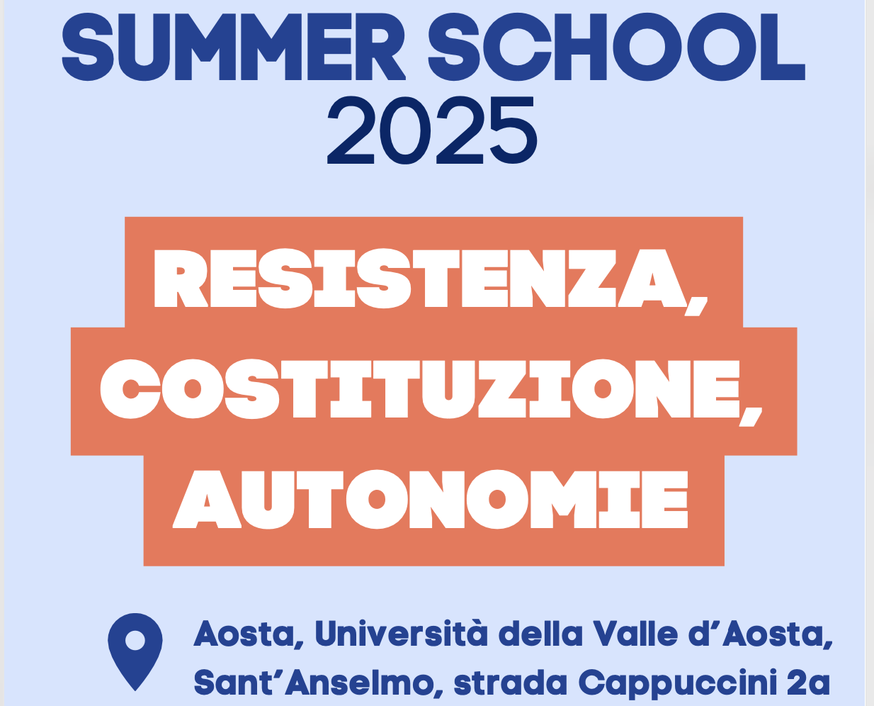 Prima Summer School sulla Resistenza in Valle d\'Aosta