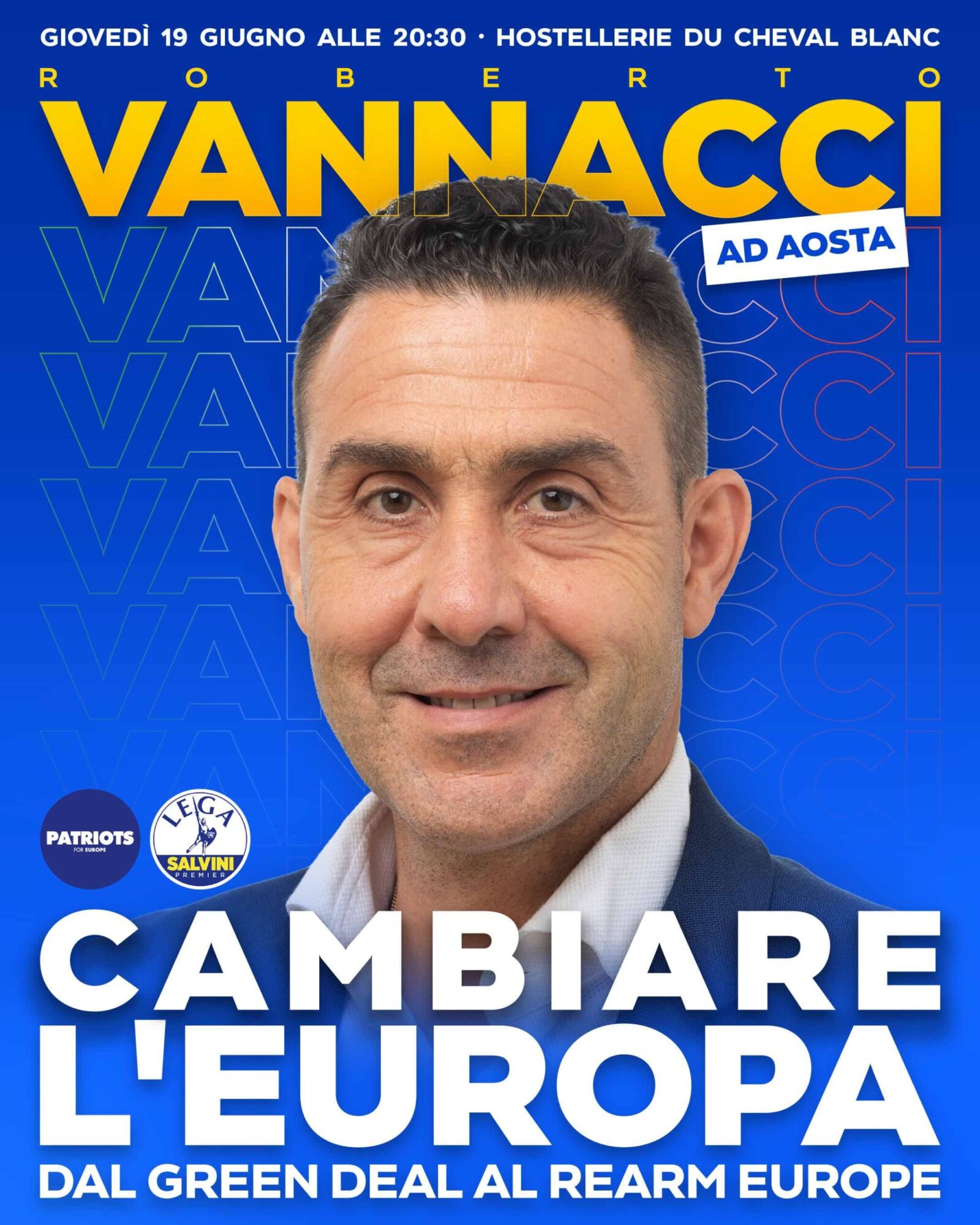 Lega Vallée d’Aoste porta Vannacci ad Aosta