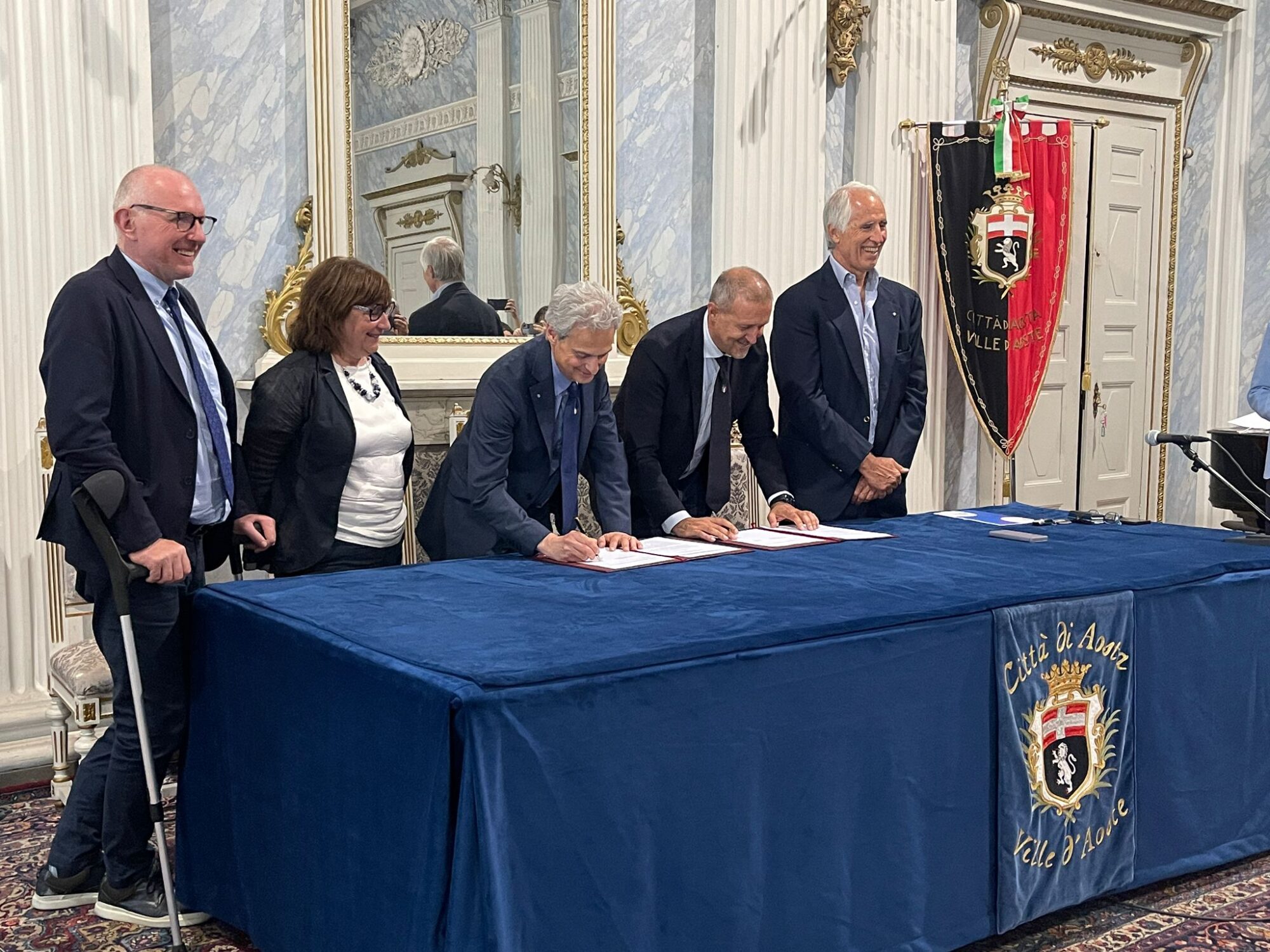 Il Palaindoor: Comune di Aosta e Coni firmano un accordo