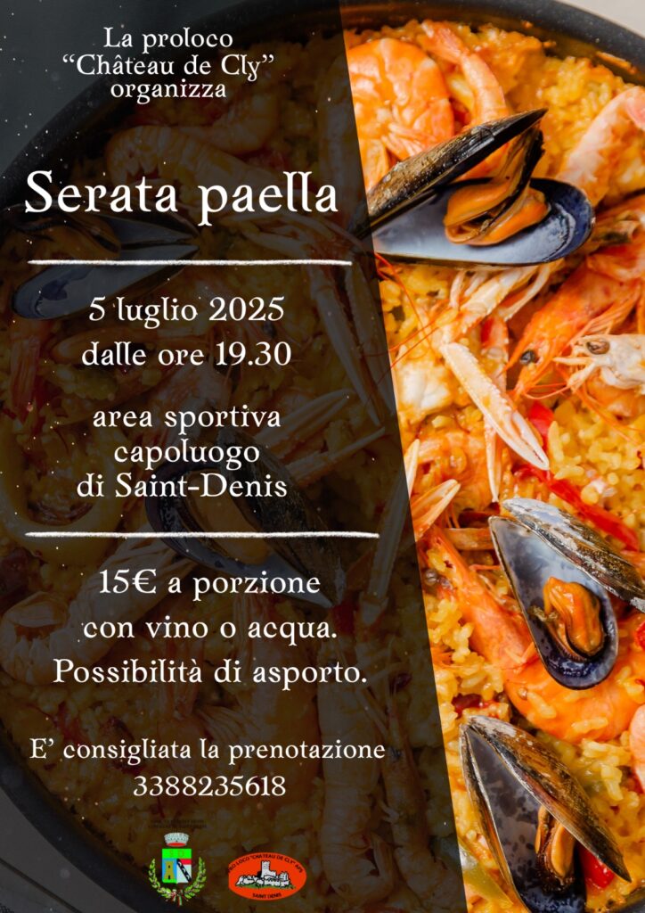 Locandina serata Paella