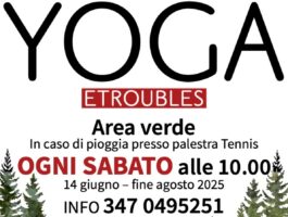 Yoga all’aperto a Etroubles per l’estate 2025