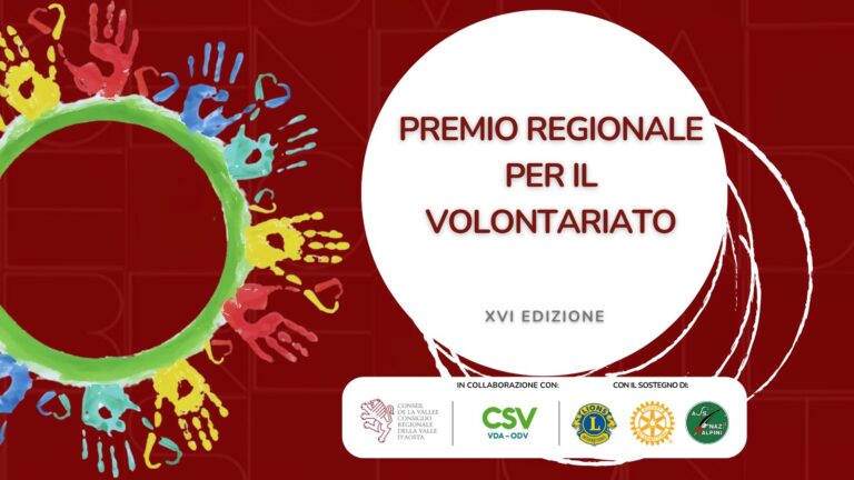 Premio regionale per il volontariato 2025