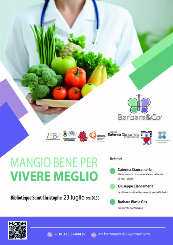 Locandina Mangio bene per vivere meglio