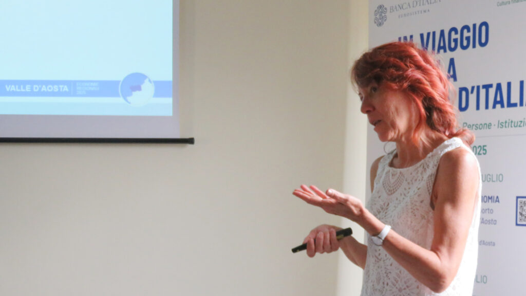 Luciana Aimone, ricercatore della Divisione analisi e ricerca economica della filiale di Torino della Banca d'Italia
