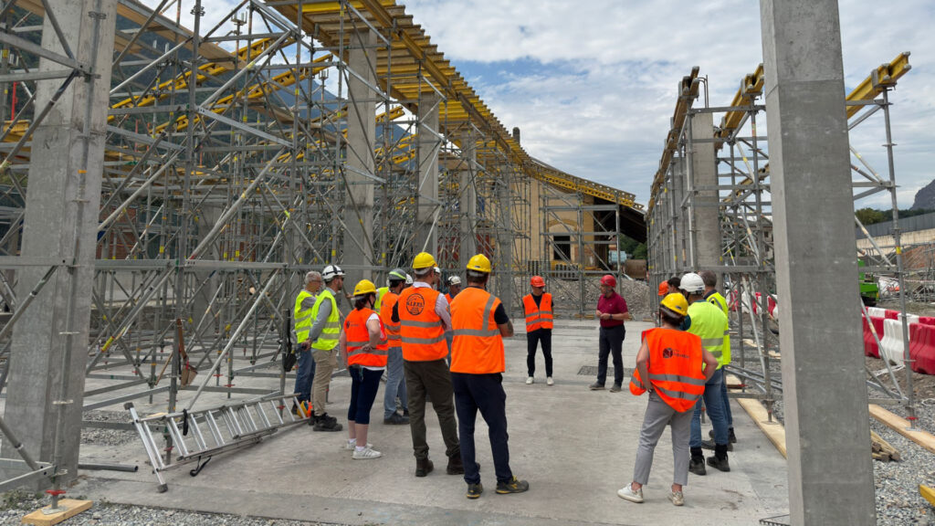 I lavori alla sottostazione elettrica di Donnas