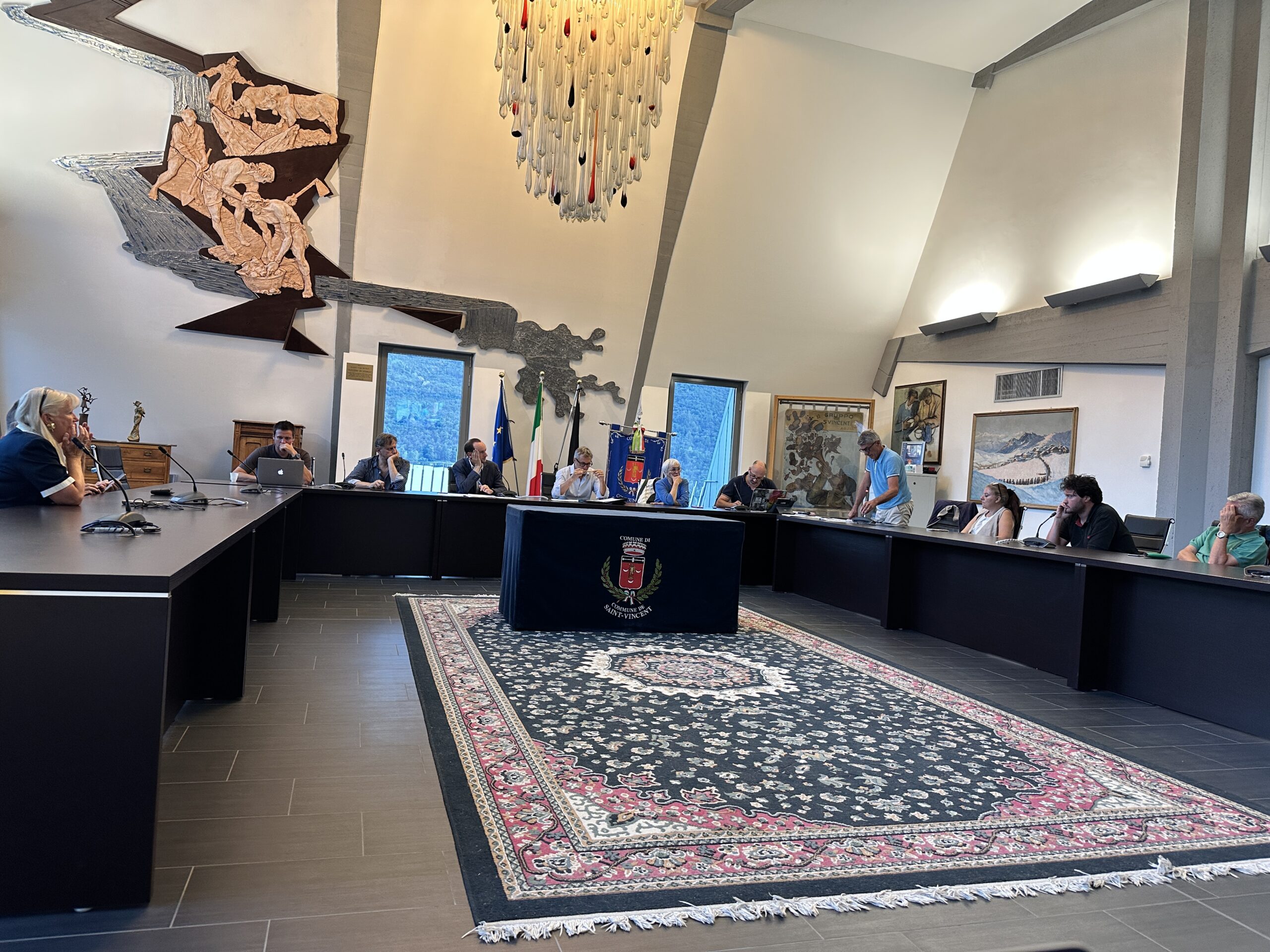 Consiglio comunale a Saint-Vincent il 22 luglio 2025