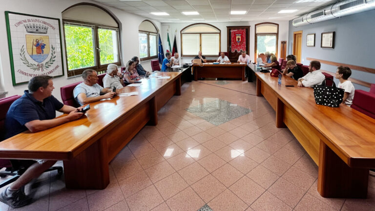 Consiglio comunale a Saint-Christophe il 23 luglio 2025