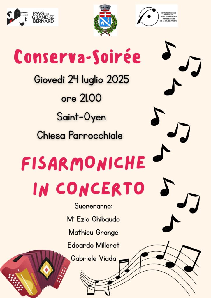 24 Luglio Concerto Saint Oyen