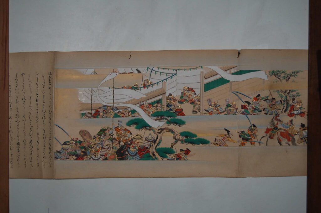 65 Anonimo (stile Simile A Sasuke Tosa), Probabile Scena Con Minamoto No Yoshitsune Da Heike Monogatari