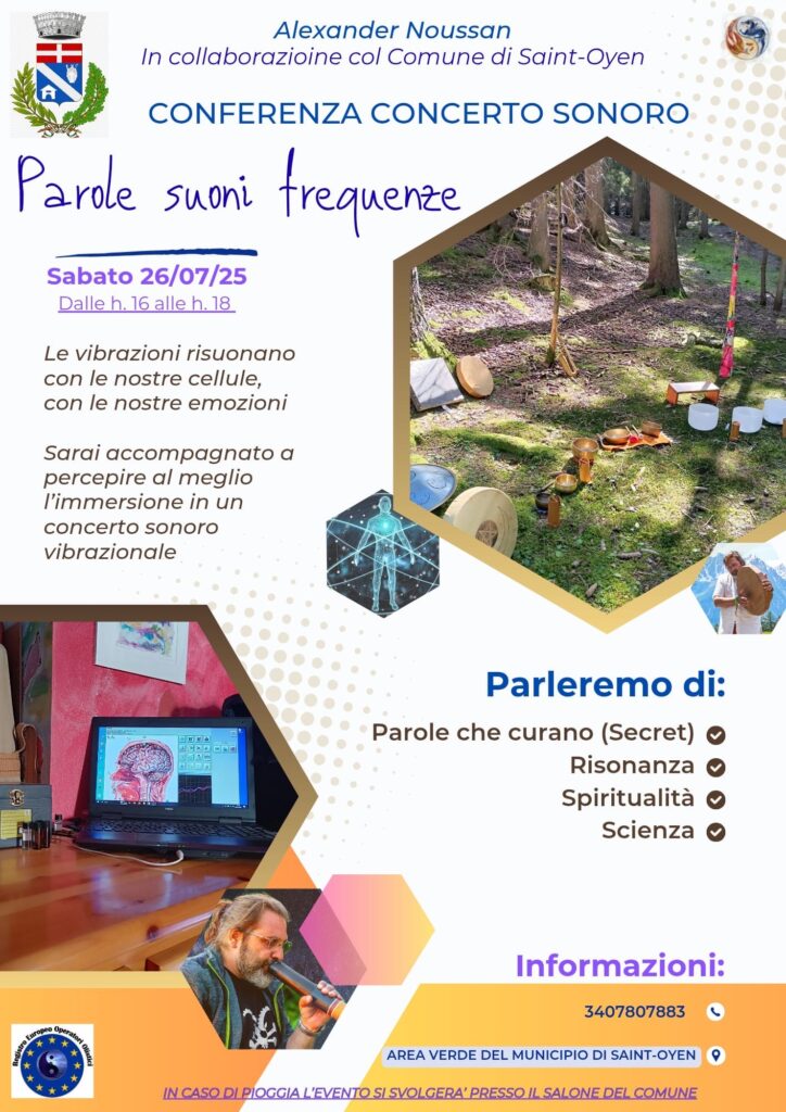 Conferenza Saint Oyen 26 Luglio