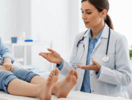 Una conferenza sulla protezione dei piedi dei diabetici