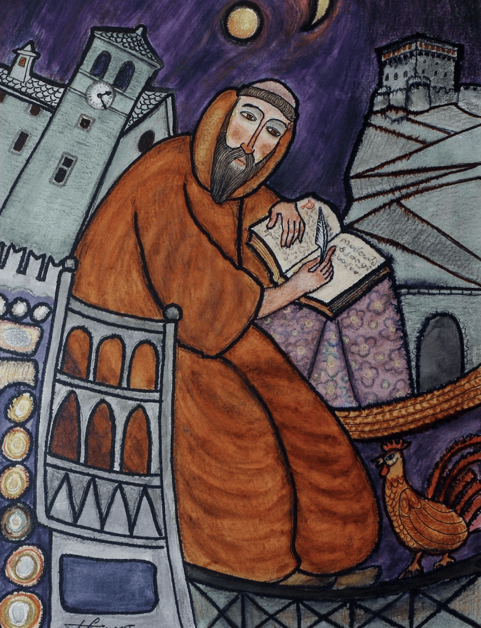 Grafica artigianale di Giovanni Thoux a Verrès