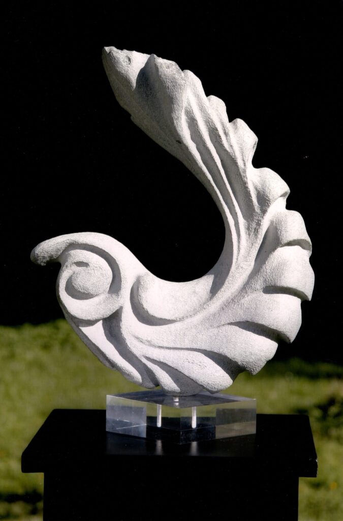 Scultura in pietra di Bruno Gabrieli