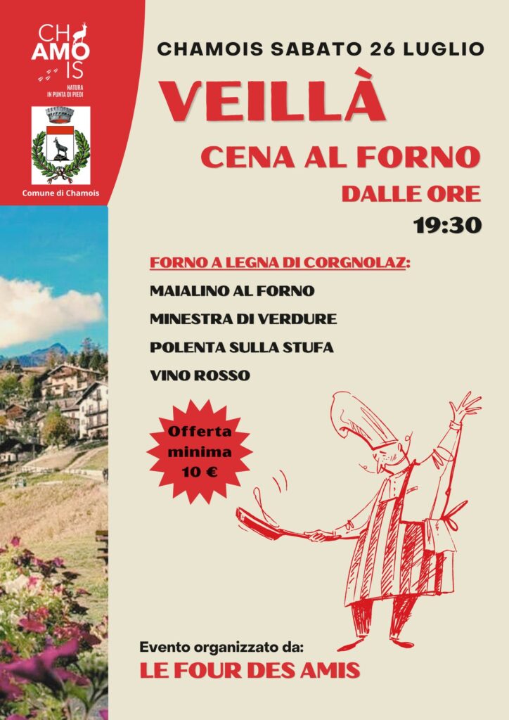 Locandina cena al forno
