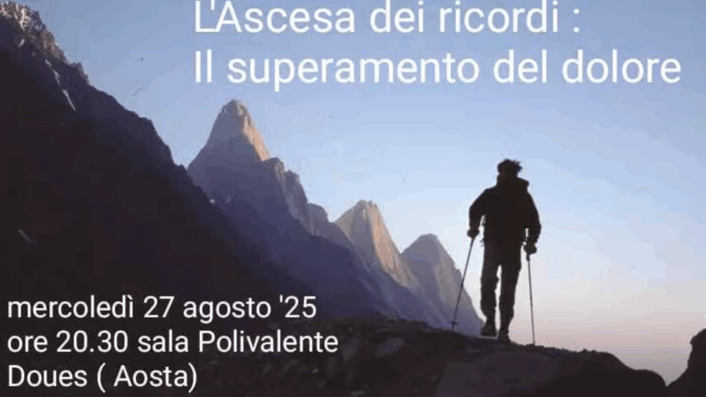 Locandina di proiezione L’ascesa dei ricordi: il superamento del dolore