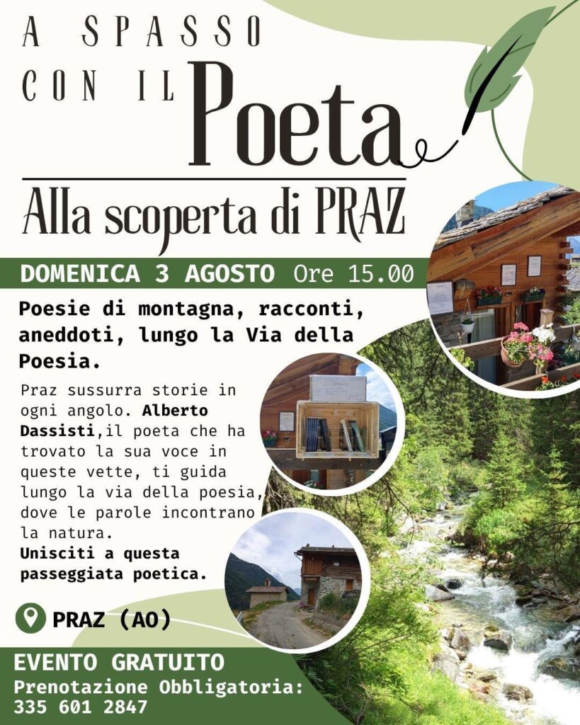 A Spasso Con Il Poeta 3 Agosto 2025