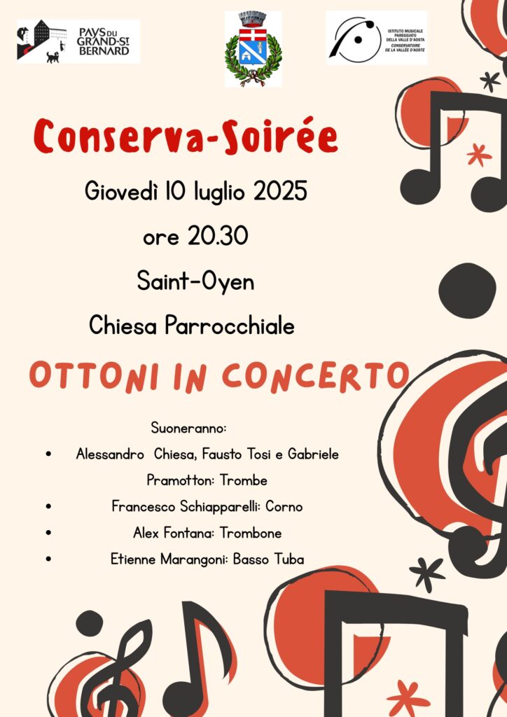 Locandina Conserva-Soirées Saint-Oyen